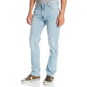 Levis 513 Slim Fit Straight Leg Stretch Jeans, 38 x 30